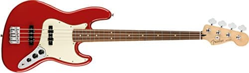Fender Player Jazz Electric Bass Guitar – Pau Ferro Fingerboard – 3 Color Sunburst – Sonic Red 112