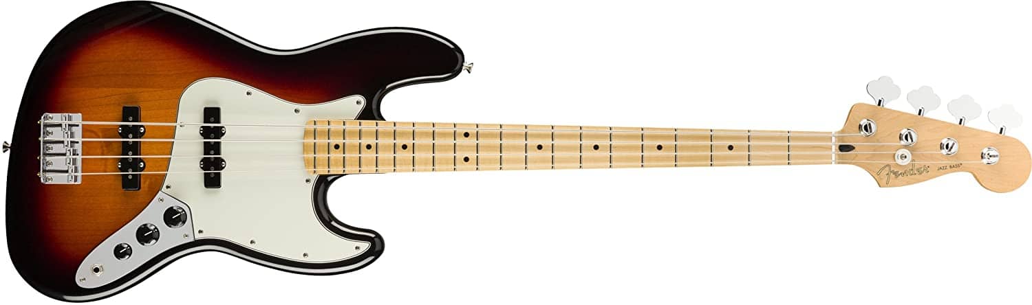 Fender Player Jazz Electric Bass Guitar – Pau Ferro Fingerboard – 3 Color Sunburst 26