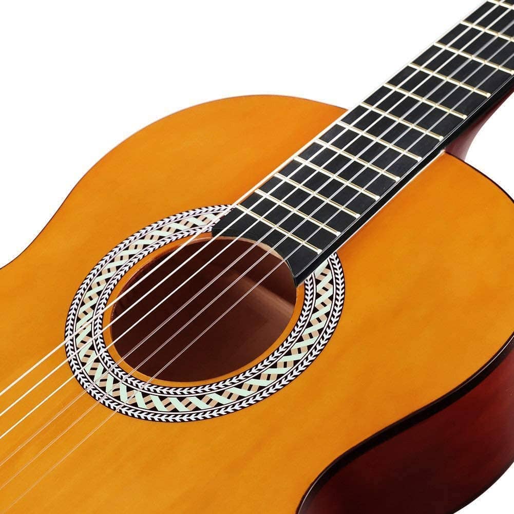 Strong Wind Classical Acoustic Guitar 36 Inch Nylon Strings Guitar Beginner Kit for Students Children Adult 20