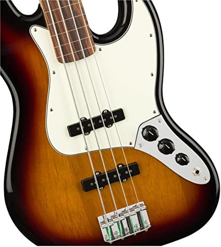 Fender Player Jazz Electric Bass Guitar – Pau Ferro Fingerboard – 3 Color Sunburst 4