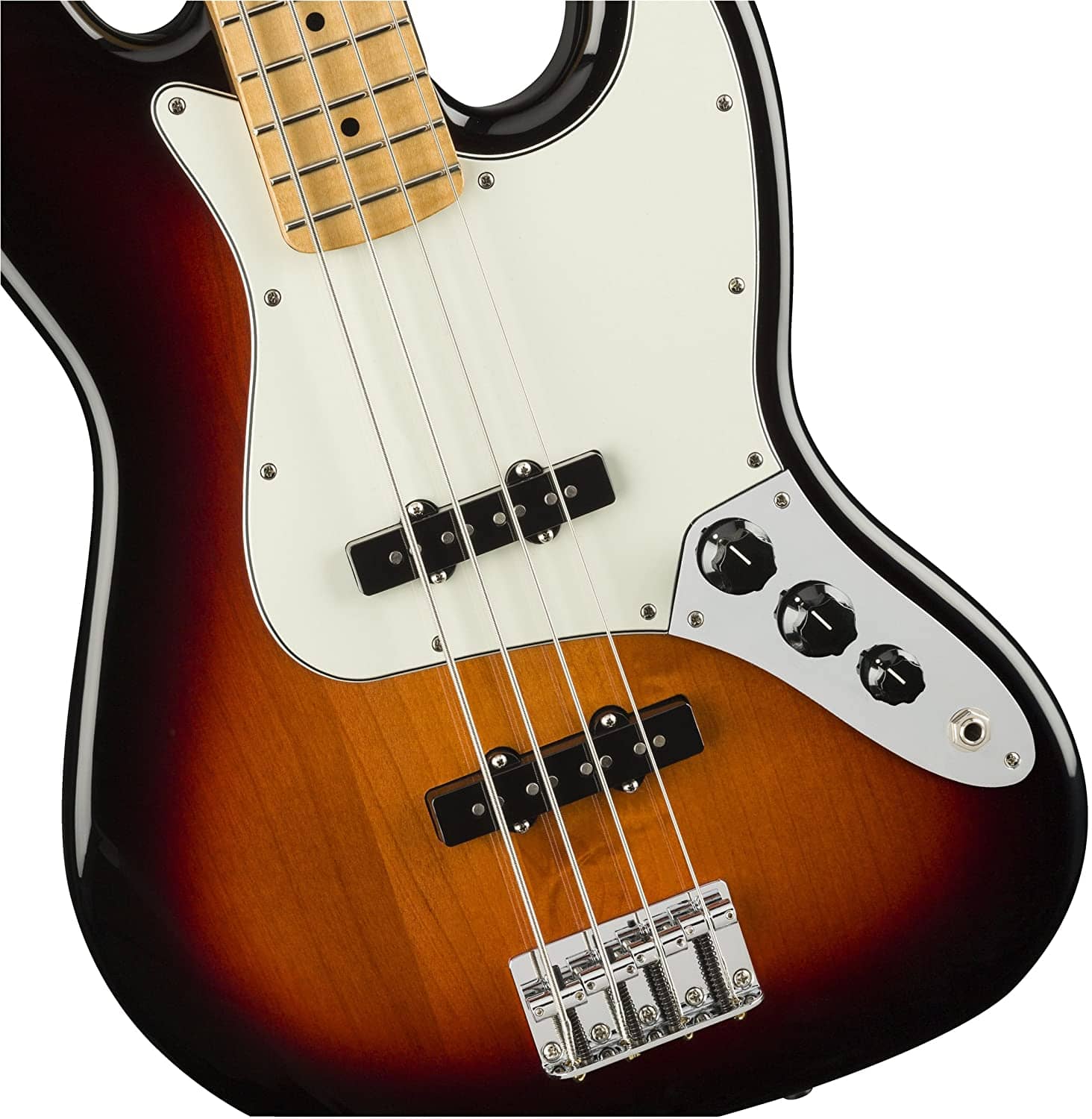 Fender Player Jazz Electric Bass Guitar – Pau Ferro Fingerboard – 3 Color Sunburst 29