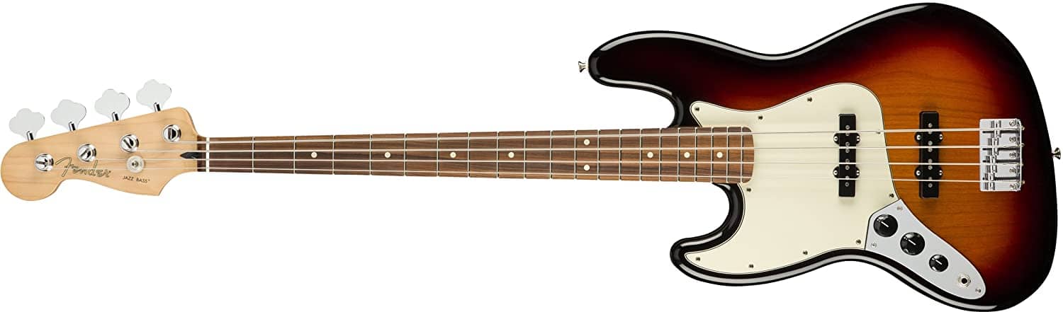 Fender Player Jazz Electric Bass Guitar – Pau Ferro Fingerboard – 3 Color Sunburst 79