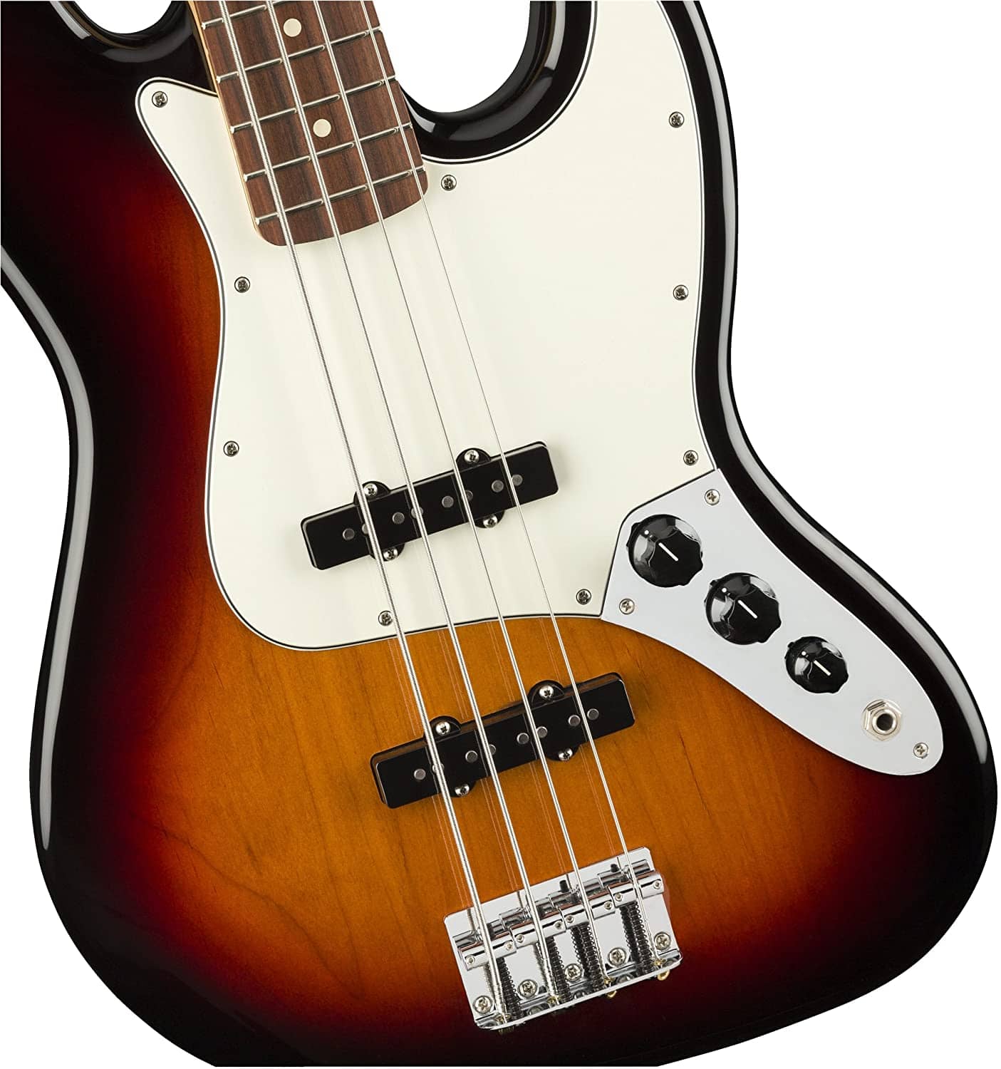 Fender Player Jazz Electric Bass Guitar – Pau Ferro Fingerboard – 3 Color Sunburst 53