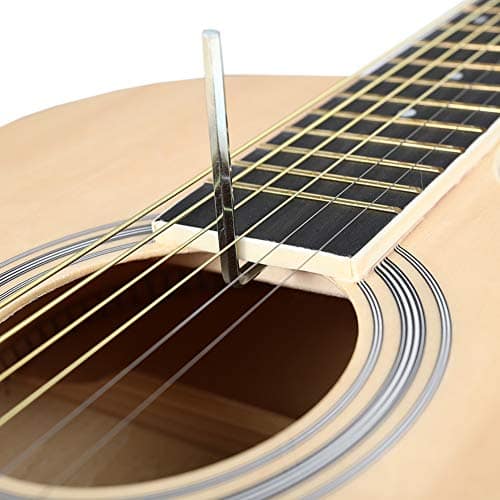 Acoustic Guitar Beginner Kid Guitar 38 Inch Steel Strings Guitar Starter Bundle Cutaway with Gig Bag Clip Tuner Strap 2 Picks and Wipe for Student Child Adult Learn to Play 5