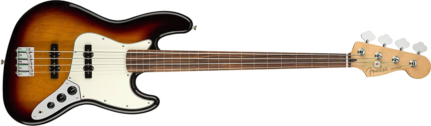 Fender Player Jazz Electric Bass Guitar – Pau Ferro Fingerboard – 3 Color Sunburst 20