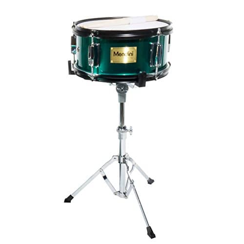 Mendini by Cecilio 16 inch 3-Piece Kids/Junior Drum Set with Adjustable Throne, Cymbal, Pedal & Drumsticks, Metallic Green, MJDS-3-GN 5