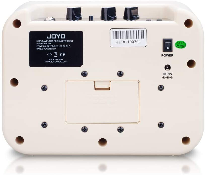 JOYO 10W Mini Bass Amp MA-10B Dual Channel Bass Guitar Amplifier Suitable for Indoor Practice 15