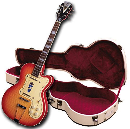 Kay Vintage Reissue Jazz II Tri-Chambered Semi Hollowbody Ice Tea Sunburst With Case, Right, K775VS, Guitars – K161VCS 50