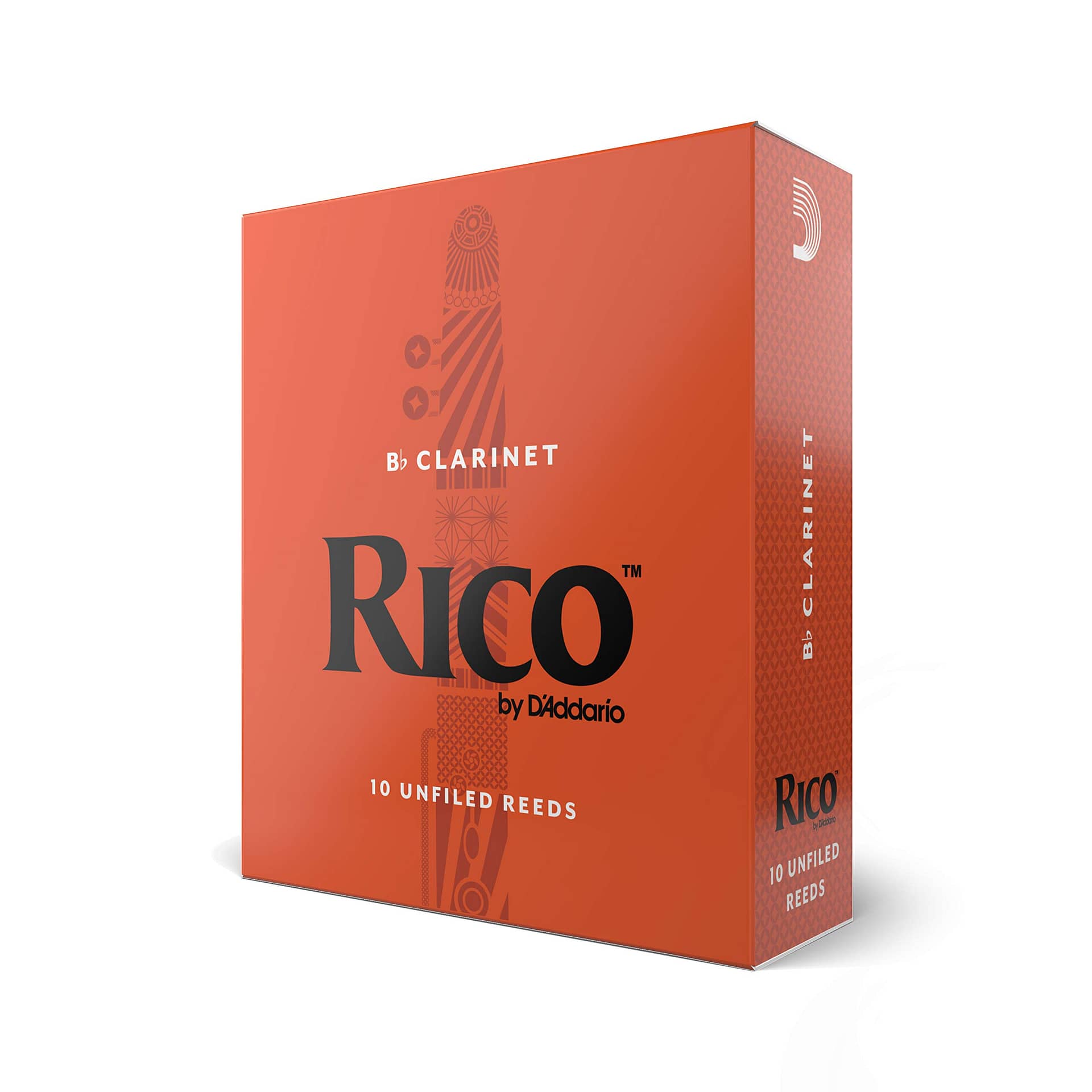 Rico Bb Clarinet Reeds, Strength 3.0, 10-pack 4