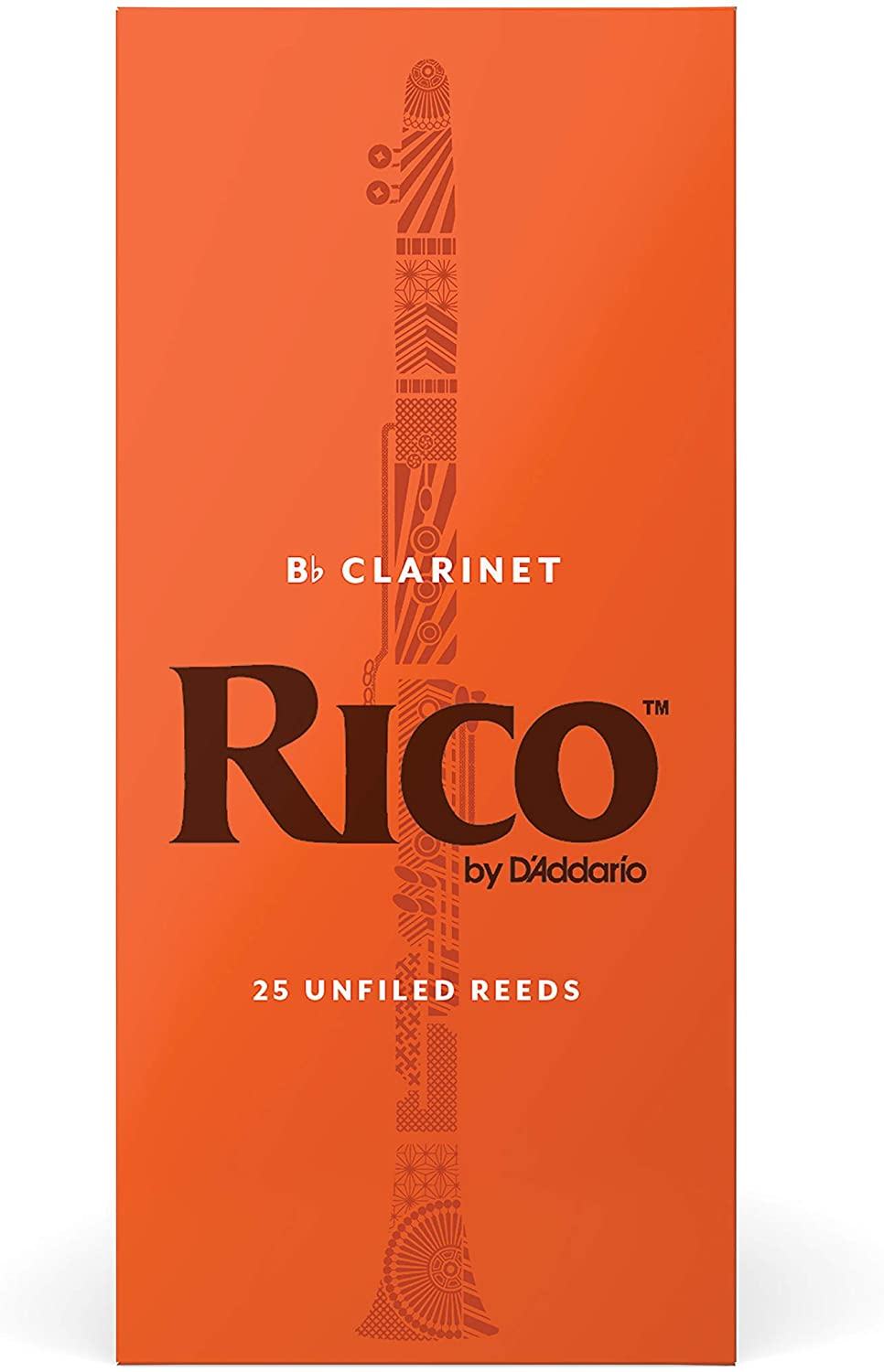 Rico Bb Clarinet Reeds, Strength 3.0, 10-pack 6