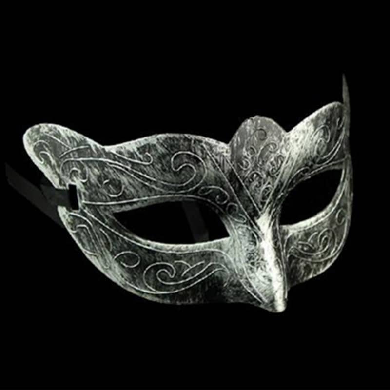 Halloween Horror Party Vintage Jazz Style Flat Mask Antique Half Face Mask Decoration, 6Pcs #|Party Masks 2