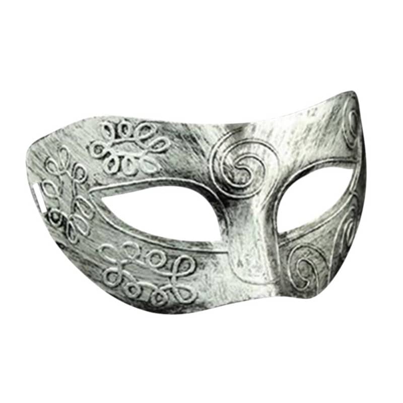 Halloween Horror Party Vintage Jazz Style Flat Mask Antique Half Face Mask Decoration, 6Pcs #|Party Masks 4