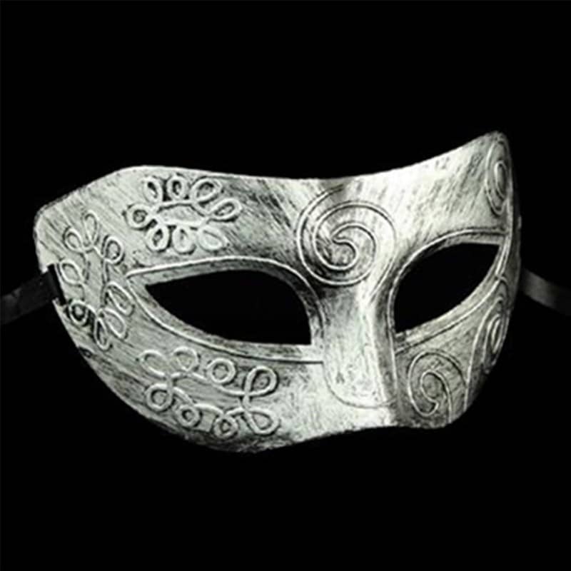 Halloween Horror Party Vintage Jazz Style Flat Mask Antique Half Face Mask Decoration, 6Pcs #|Party Masks 1