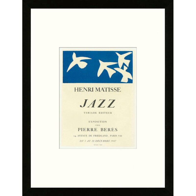 School of Paris ‘Henri Matisse – Jazz’ by Henri Matisse – Picture Frame Drawing Print on PaperSchool of Paris ‘Henri Matisse – Jazz’ by Henri Matisse – Picture Frame Drawing Print on PaperRatings & ReviewsQuestions & AnswersShipping & Returns 1