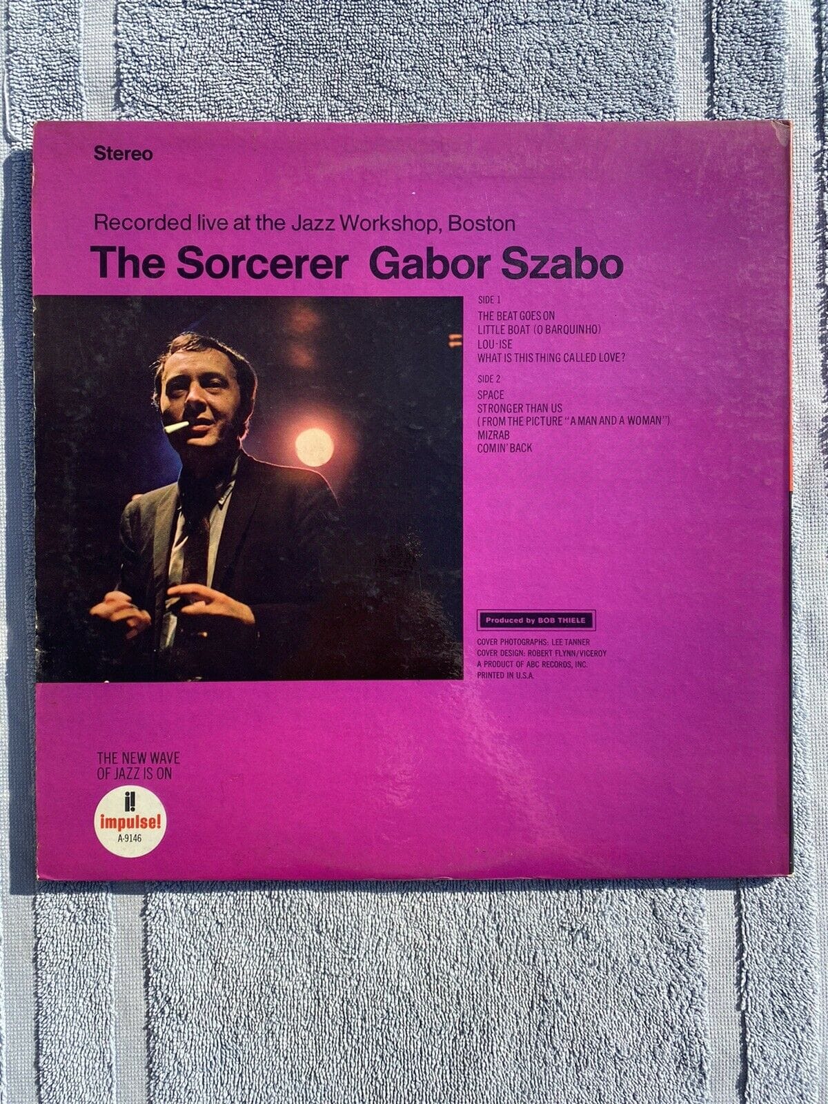 Gabor Szabo OG 1967 Stereo The Sorcerer RARE JAZZ IMPULSE LP Vinyl Record 2