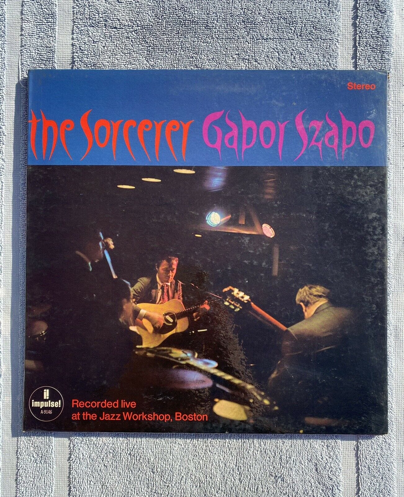Gabor Szabo OG 1967 Stereo The Sorcerer RARE JAZZ IMPULSE LP Vinyl Record 1