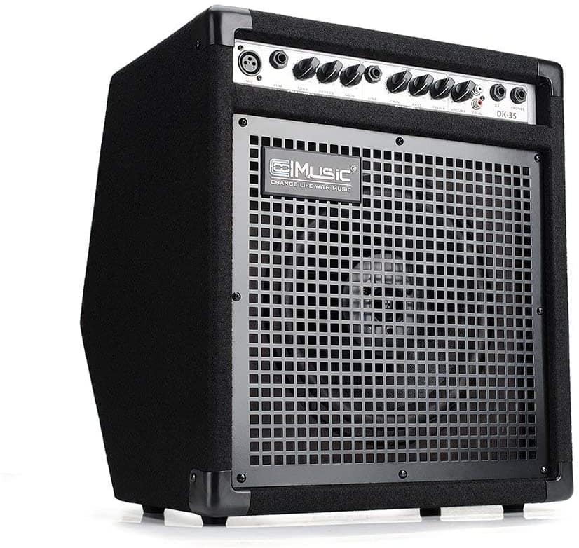 Coolmusic DK-35 50W Personal Monitor Amplifier Electric Drum Amplifier PA Workstation Keyboard Speaker 17