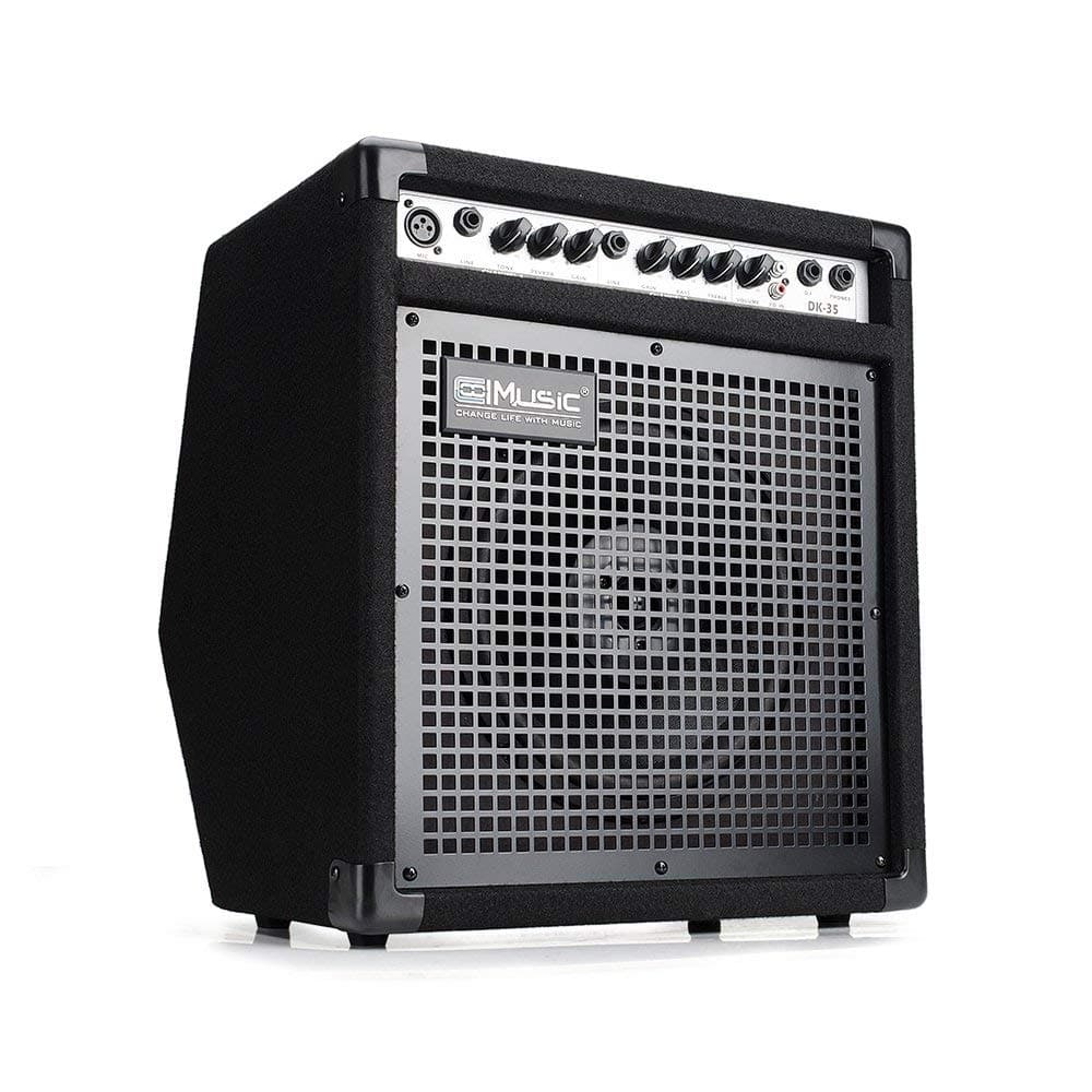 Coolmusic DK-35 50W Personal Monitor Amplifier Electric Drum Amplifier PA Workstation Keyboard Speaker 8