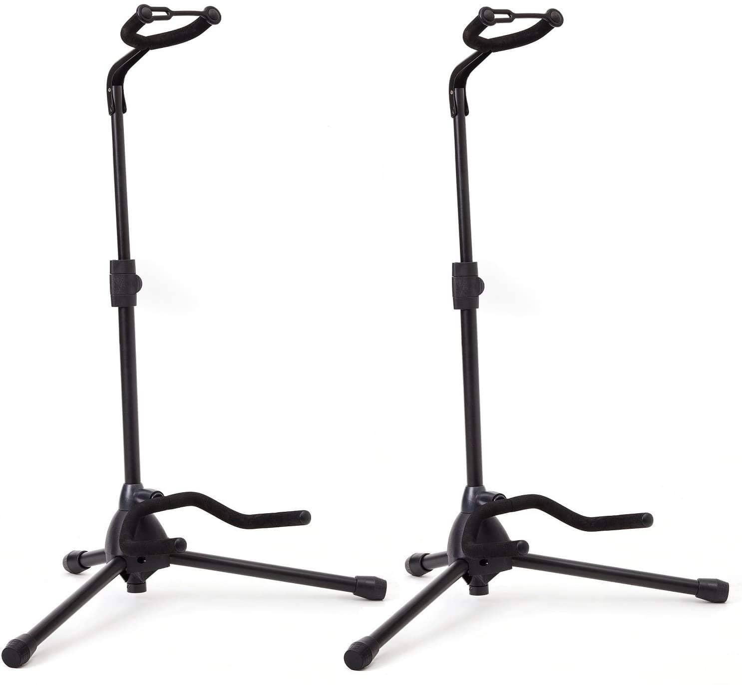 Pack of 2 – Universal Guitar Stand by Hola! Music – Fits Acoustic, Classical, Electric, Bass Guitars, Mandolins, Banjos, Ukuleles and Other Stringed Instruments 8