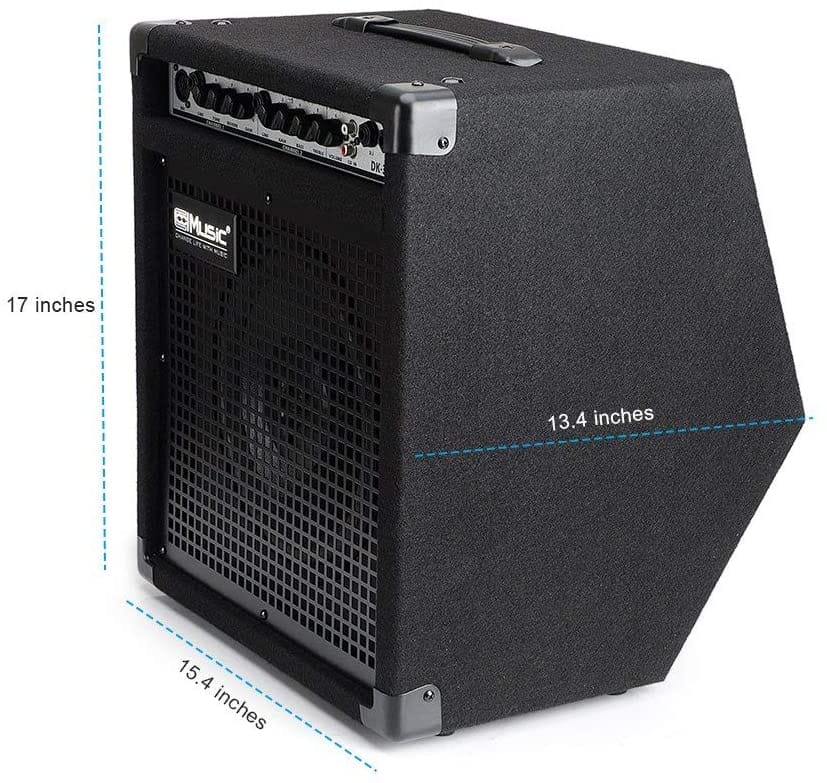 Coolmusic DK-35 50W Personal Monitor Amplifier Electric Drum Amplifier PA Workstation Keyboard Speaker 21