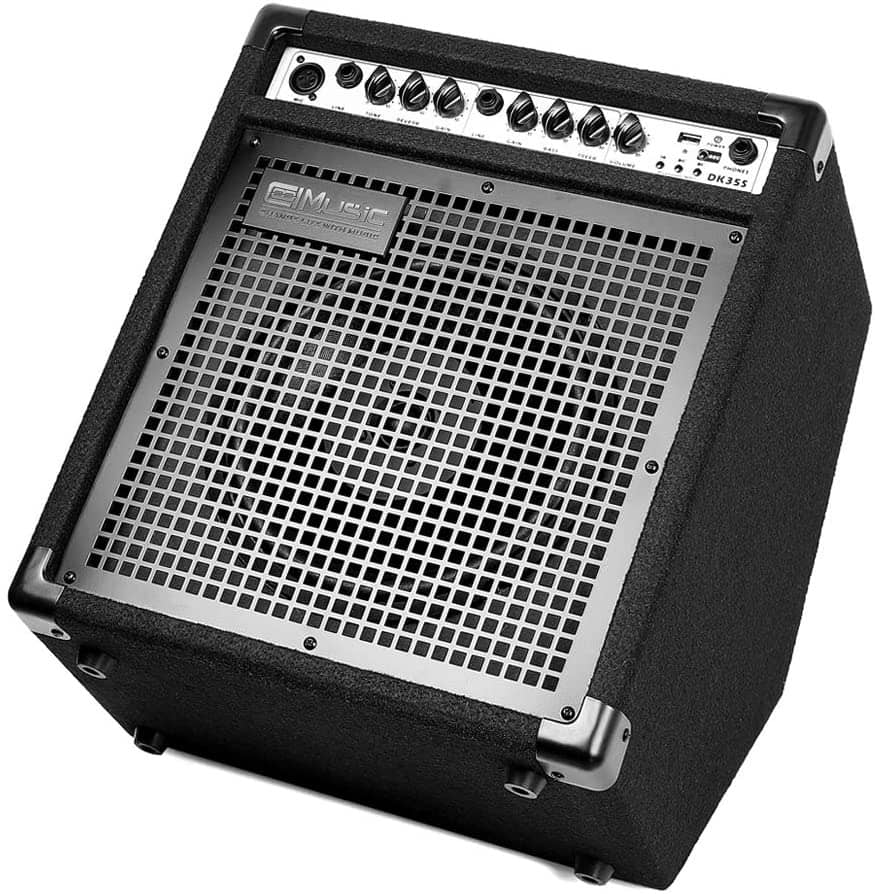 Coolmusic DK-35 50W Personal Monitor Amplifier Electric Drum Amplifier PA Workstation Keyboard Speaker 10