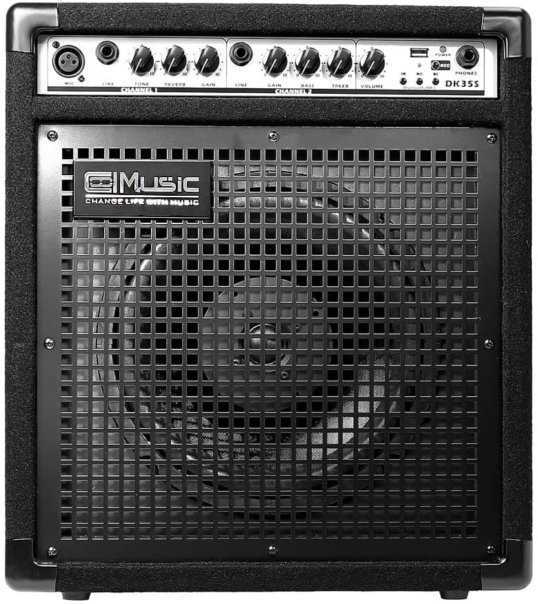 Coolmusic DK-35 50W Personal Monitor Amplifier Electric Drum Amplifier PA Workstation Keyboard Speaker 11