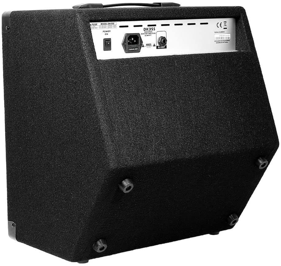 Coolmusic DK-35 50W Personal Monitor Amplifier Electric Drum Amplifier PA Workstation Keyboard Speaker 12