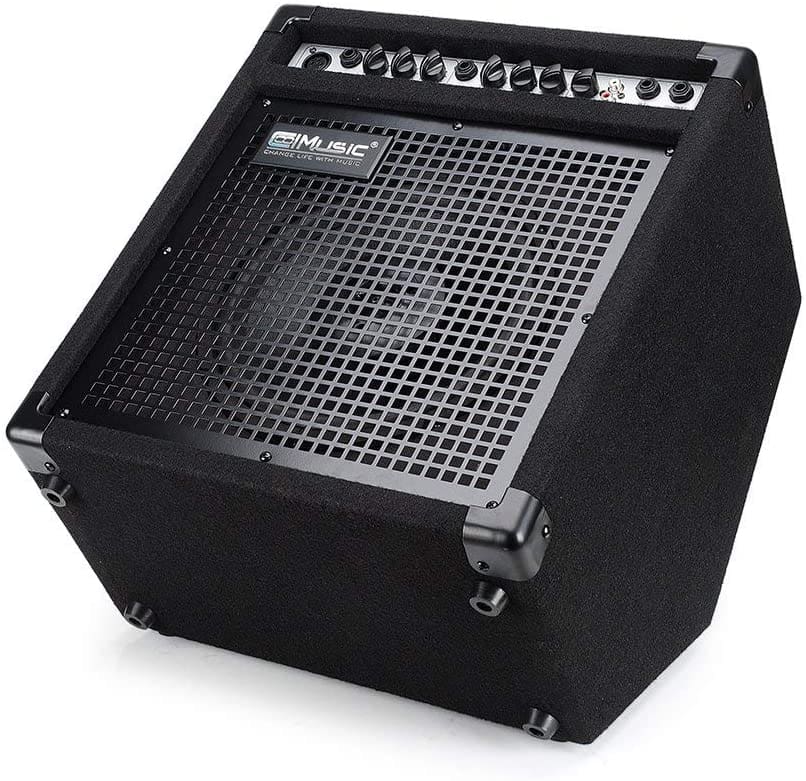 Coolmusic DK-35 50W Personal Monitor Amplifier Electric Drum Amplifier PA Workstation Keyboard Speaker 18